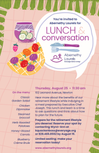 lunch and conversation flyer